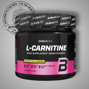 BioTech USA L-Carnitine Drink Powder Lemon Ice Tea