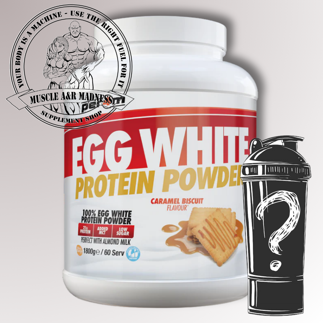 Per4m Egg White Protein Powder 1.8kg + FREE Surprise Shaker
