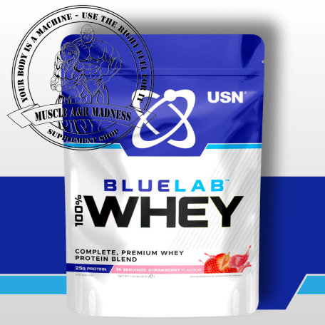 USN BlueLab 100% Whey 476g Strawberry