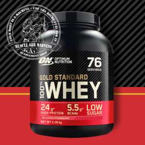 Optimum Nutrition GOLD STANDARD 100% WHEY 2.28kg Delicious Strawberry