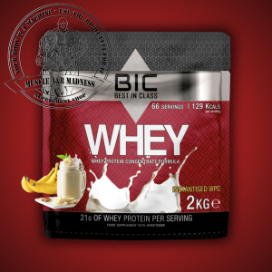 BIC Best In Class Whey Protein 2kg Banana Milkshake