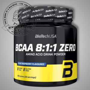 BioTech USA BCAA 8_1_1 ZERO 250g Blue Raspberry