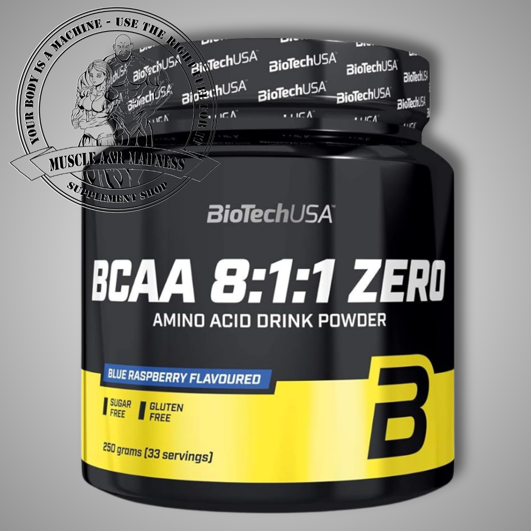 BioTech USA BCAA 8_1_1 ZERO 250g Blue Raspberry