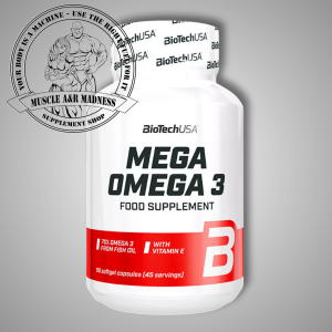 BioTech USA Mega Omega 3 90 softgel caps