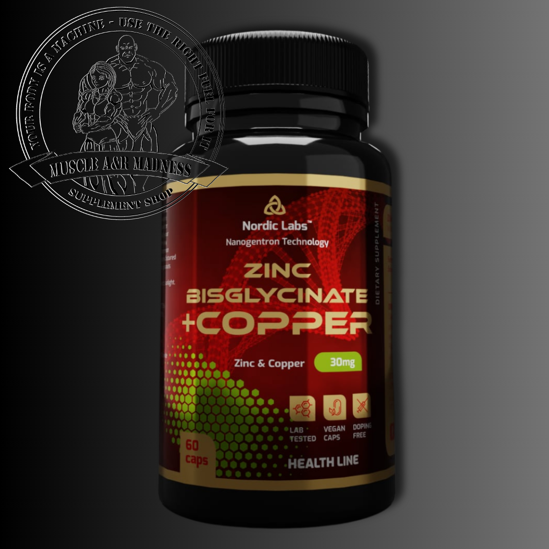Nordic Labs Zinc Bisglycinate +Copper 60 caps