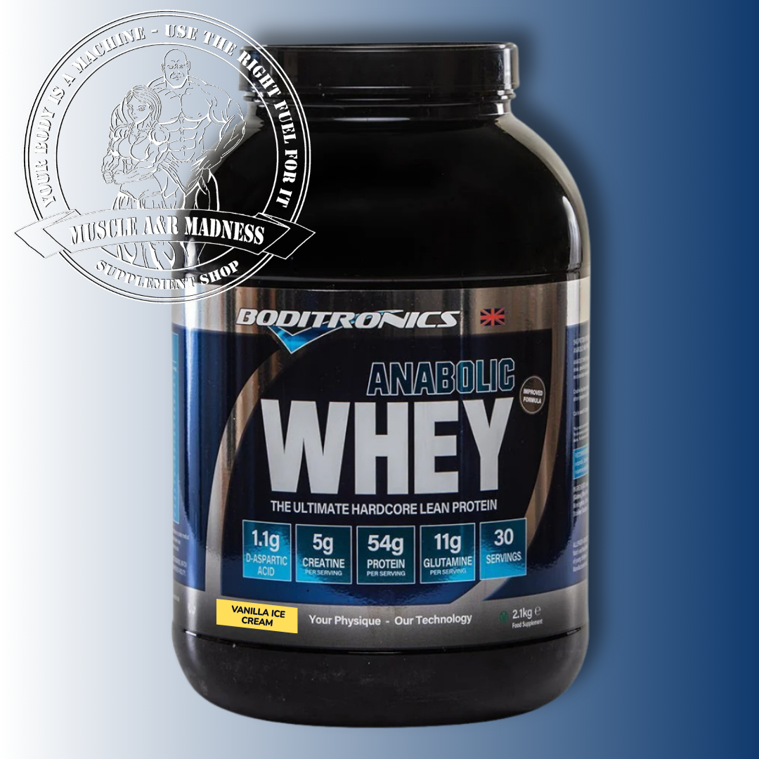 Boditronics Anabolic Whey Protein 2.1kg Vanilla Ice Cream