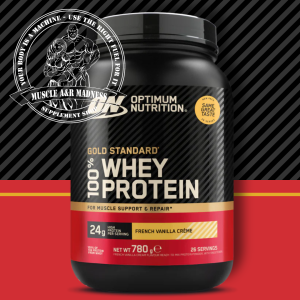 Optimum Nutrition GOLD STANDARD 100% WHEY NEW PACK 780g French Vanilla Creme