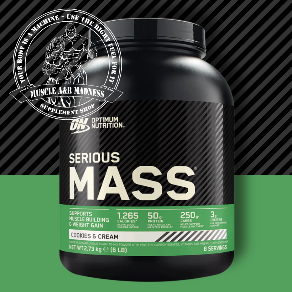 Optimum Nutrition SERIOUS MASS Weight Gainer 2 73kg Muscle And Optimum Nutrition SERIOUS MASS Weight Gainer 2 73kg Muscle And