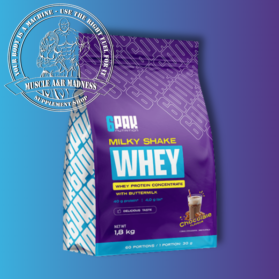 6PAK Whey Milky Shake 1.8kg Chocolate