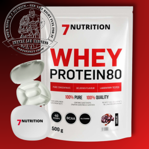 7 Nutrition Whey Protein 80 500g + FREE Pillbox