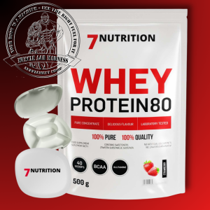 7 Nutrition Whey Protein 80 500g + FREE Pillbox