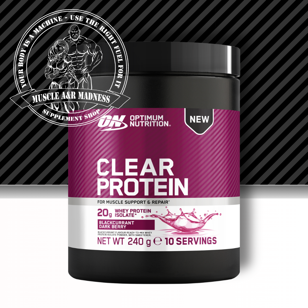 Optimum Nutrition Clear Protein 240g Blackcurrant Dark Berry