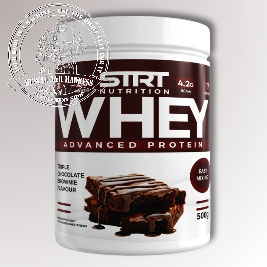 STRT Nutrition Whey 500g Triple Chocolate Brownie